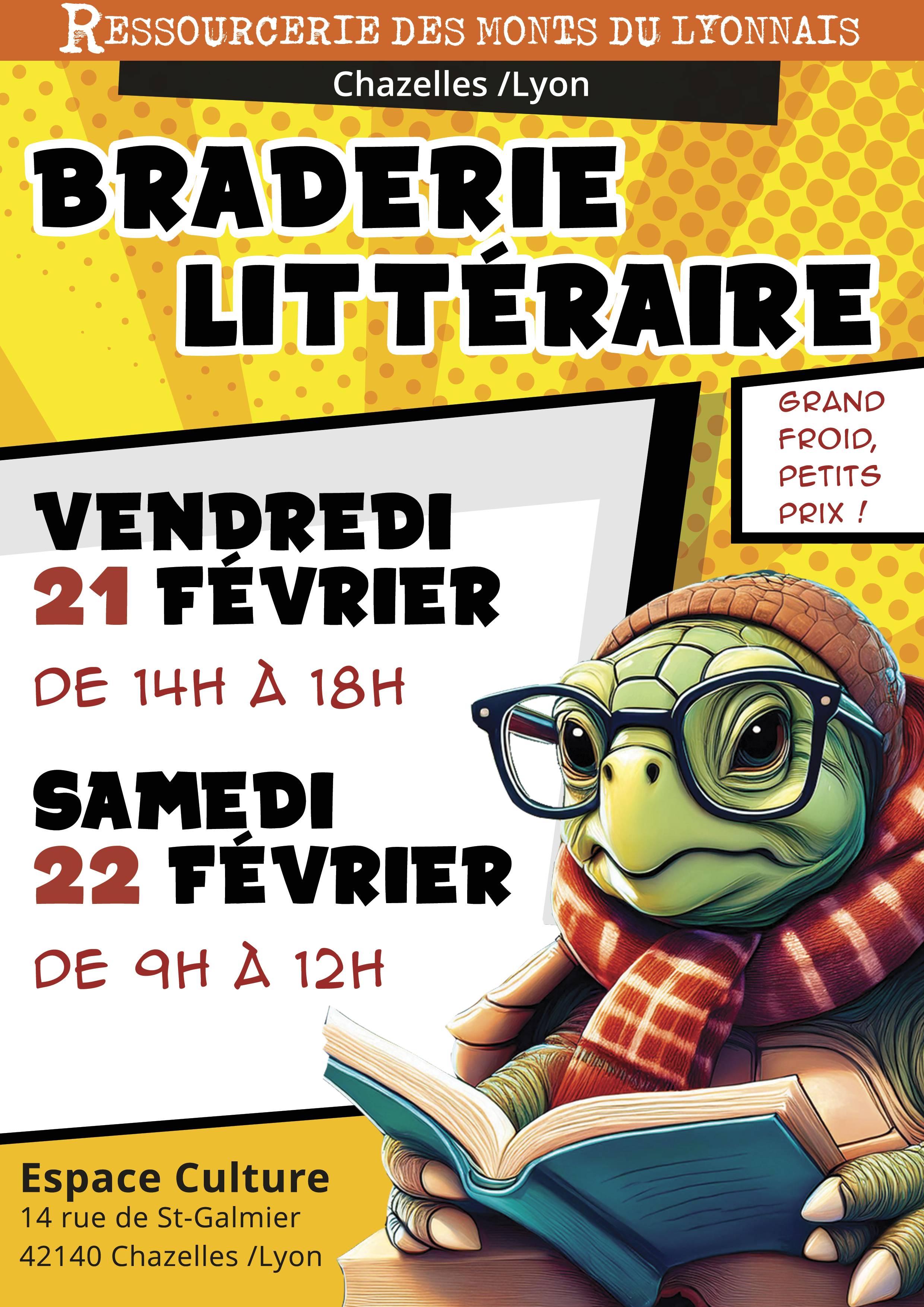 Grande vente de livres à Chazelles /Lyon