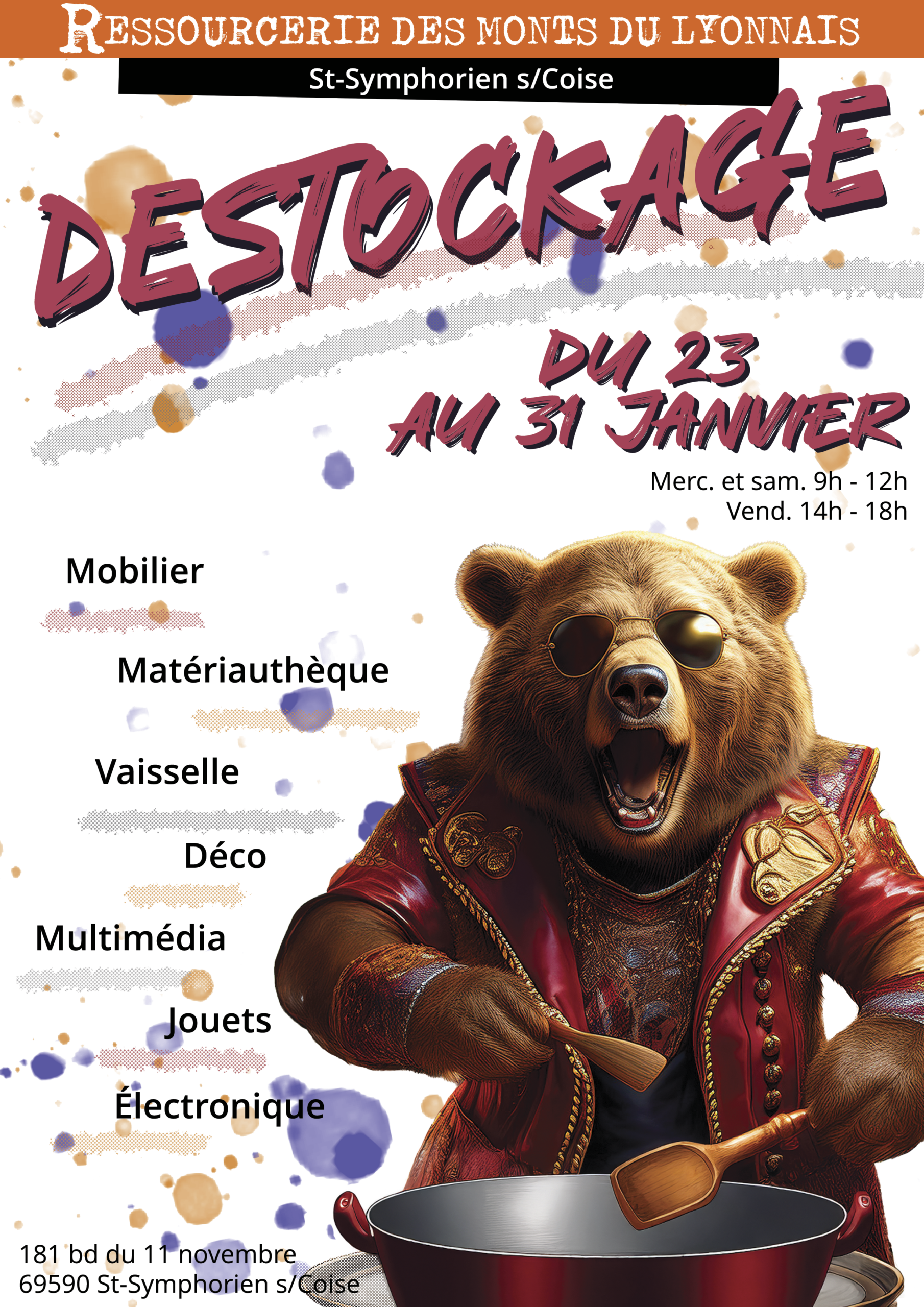 Grand déstockage st-Symphorien s/Coise