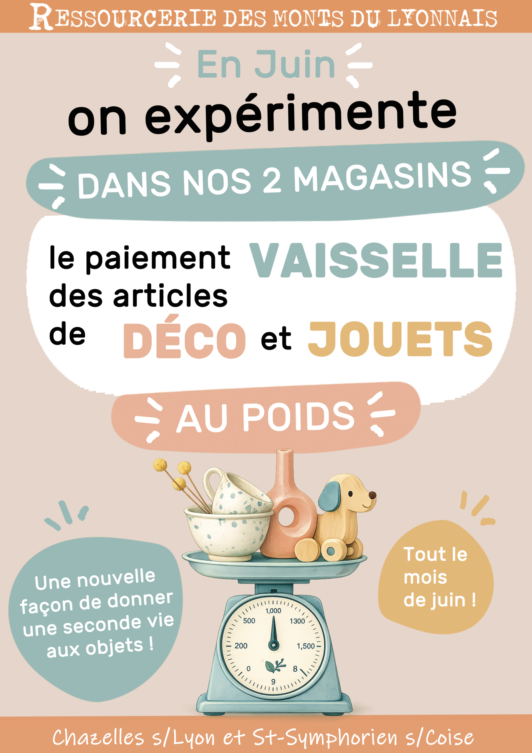 Expérimentation vente au poids magasins