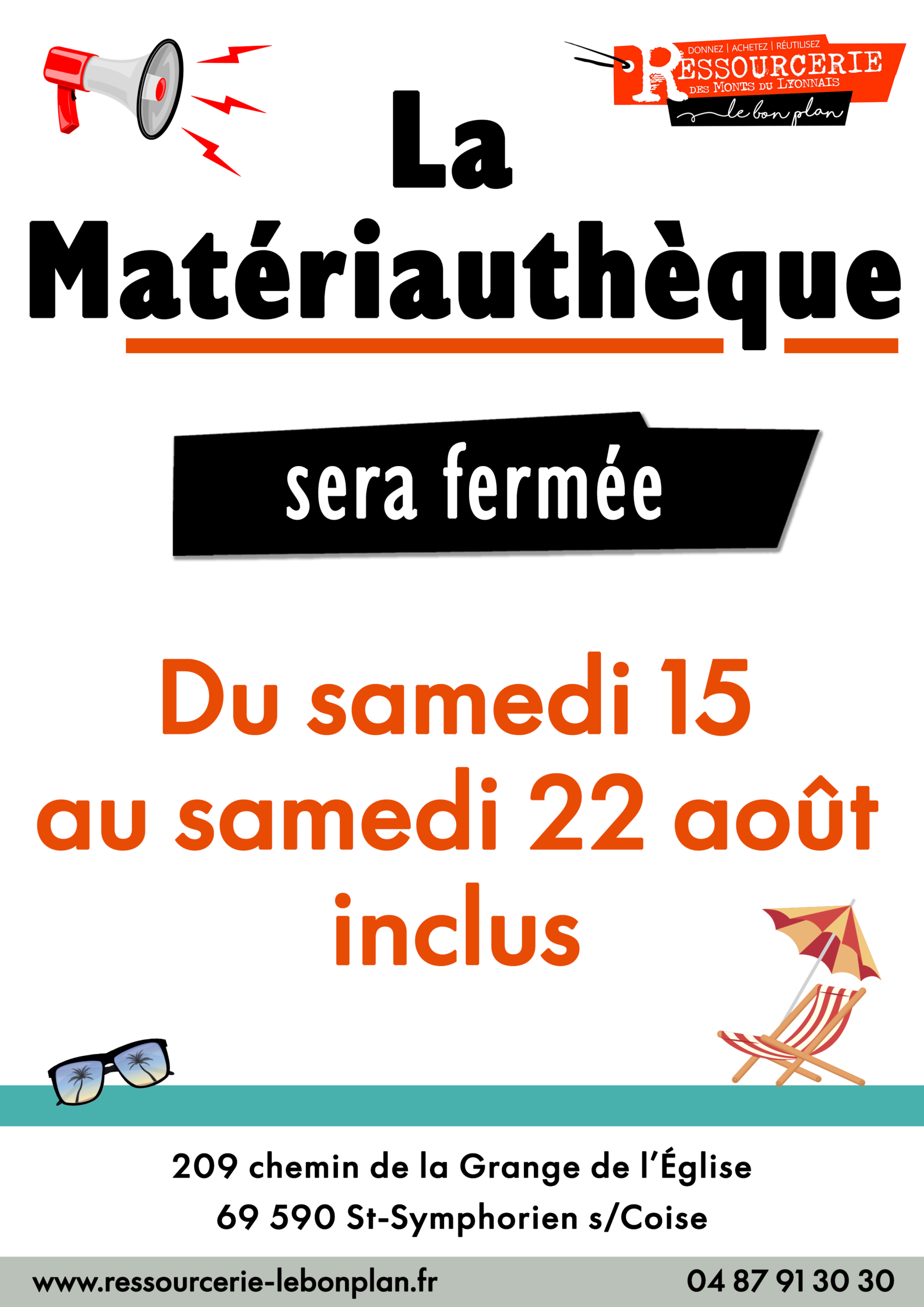 Mater - fermeture été 
